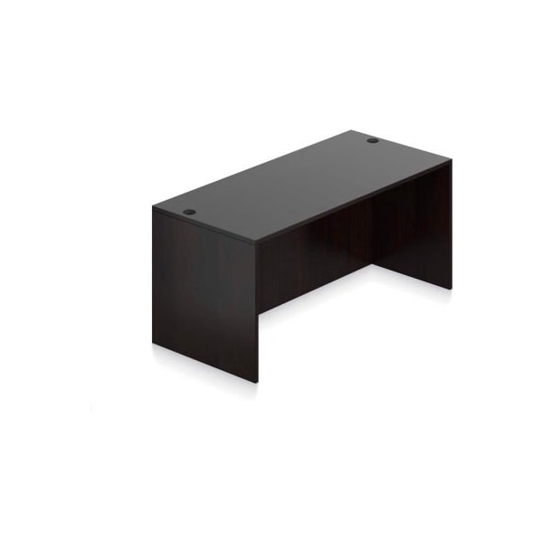 Gec Offices To Go Desk Shell - 66" x 30" - Espresso SL6630DS-AEL - main